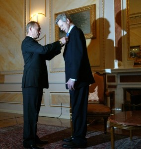 Пианист Ван Клиберн (Van Cliburn) и Владимир Путин